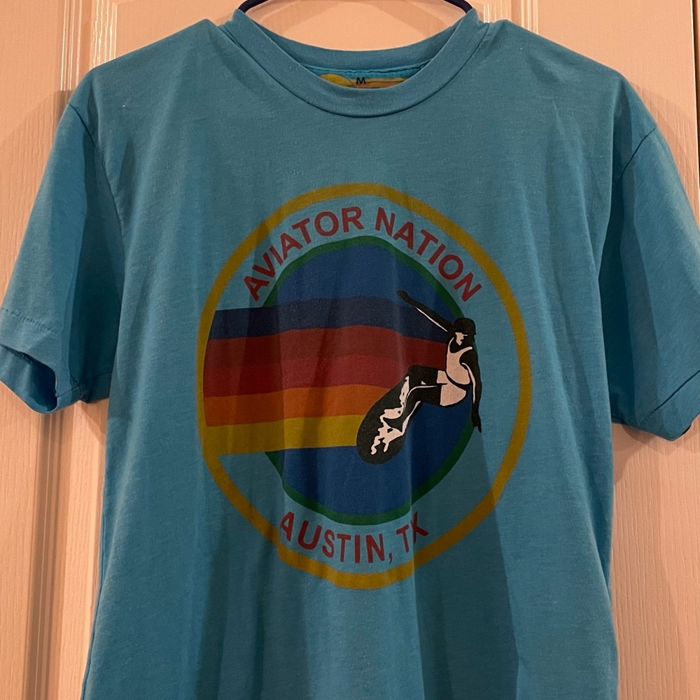 Aviator Nation Teal T-Shirt